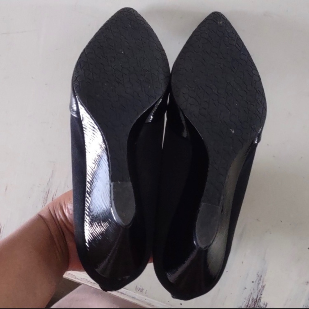 Calvin Klein patent snake skin finish wedges - Picture 15 of 16
